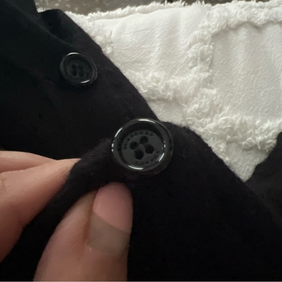 Burberry Black Cardigan Cashmere/wool Blend XS Women’s - Picture 9 of 9